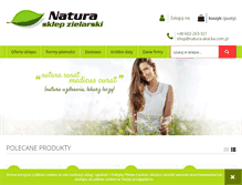 Tablet Screenshot of natura-akacka.pl
